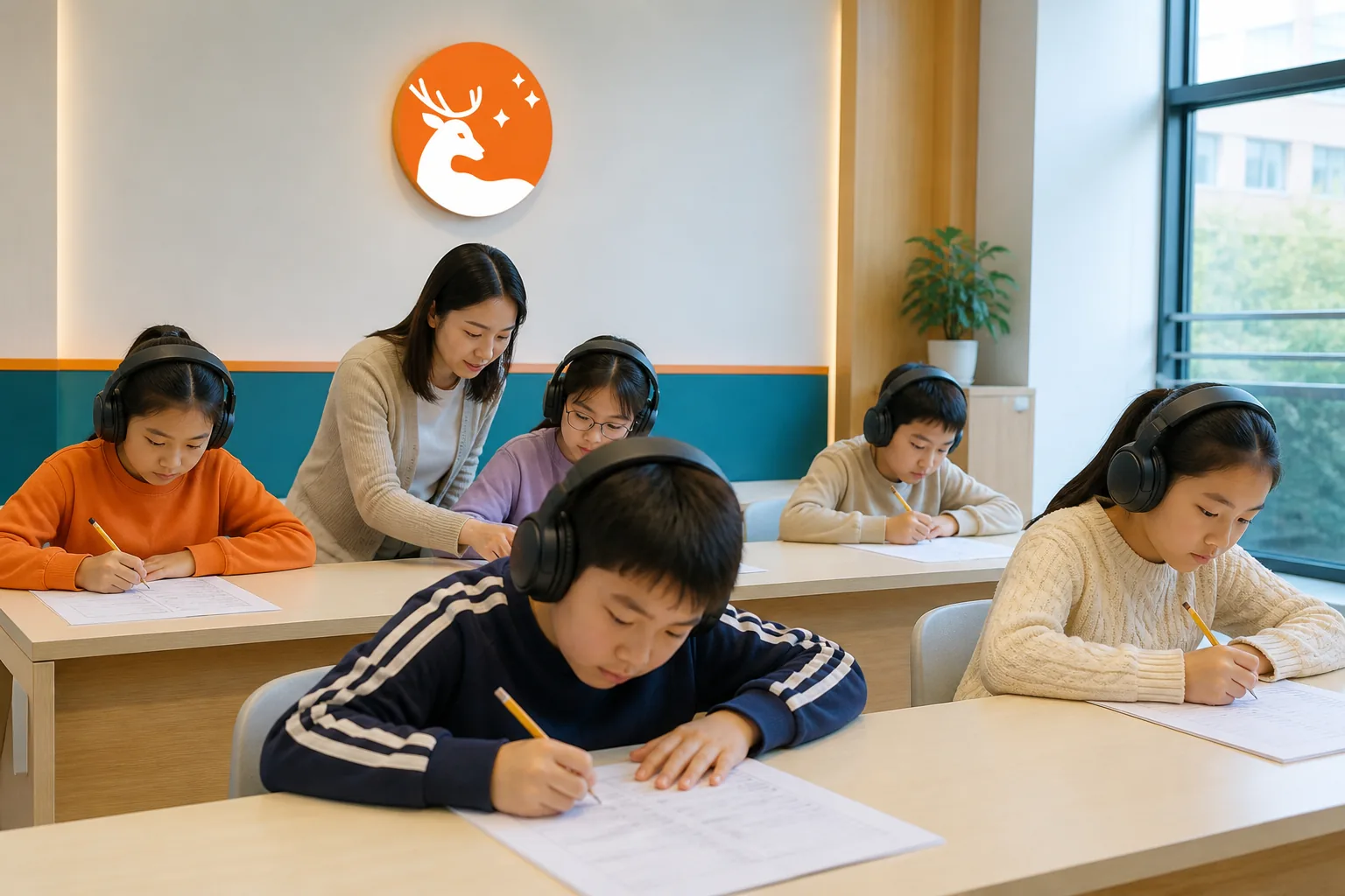 听见线索教学场景示意