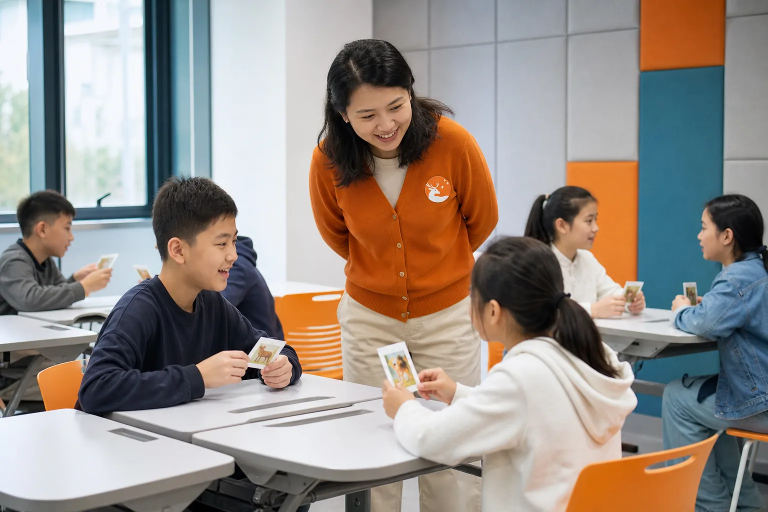 勇敢开口教学场景示意