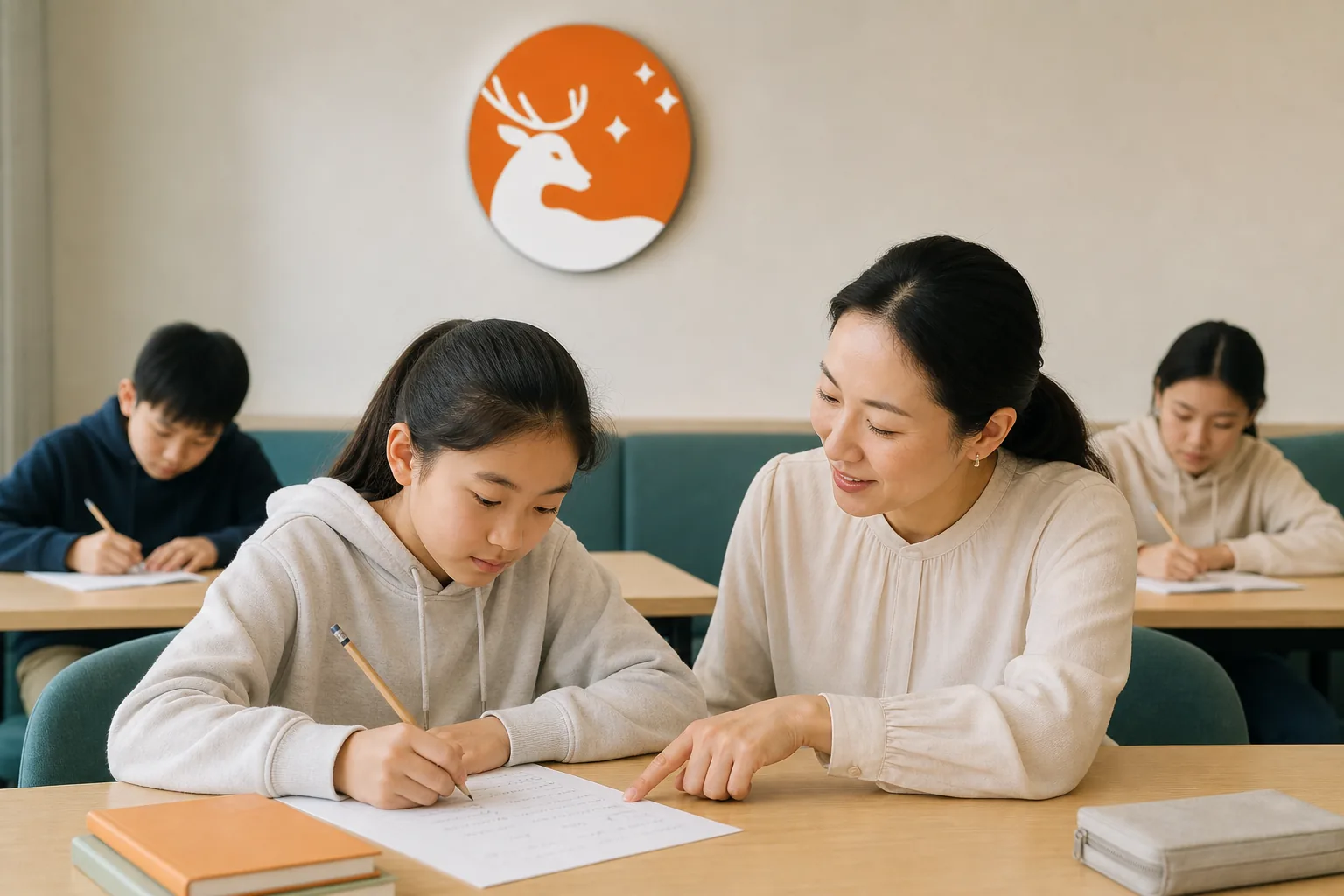 写出想法教学场景示意