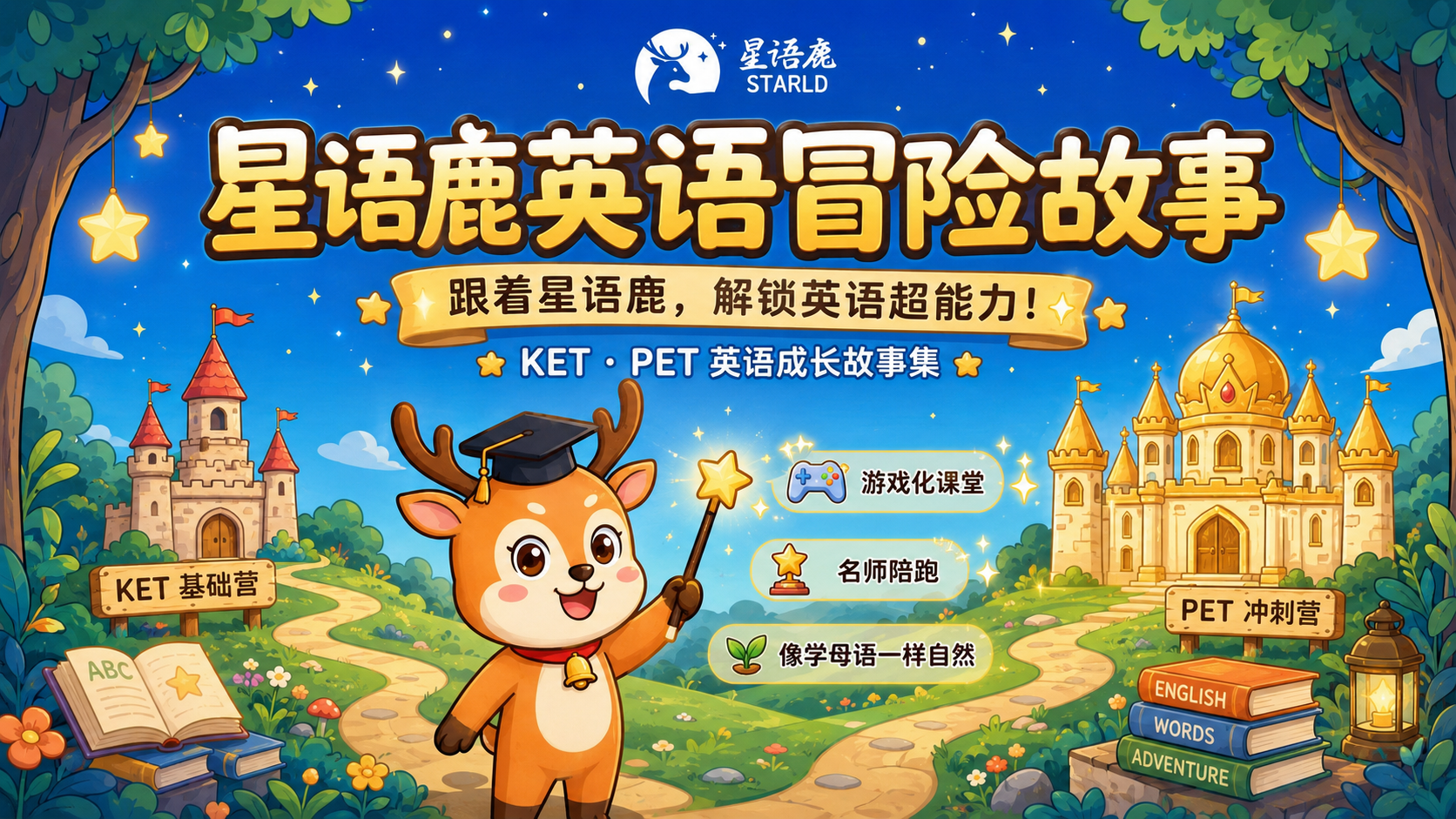 星语鹿英语冒险故事封面